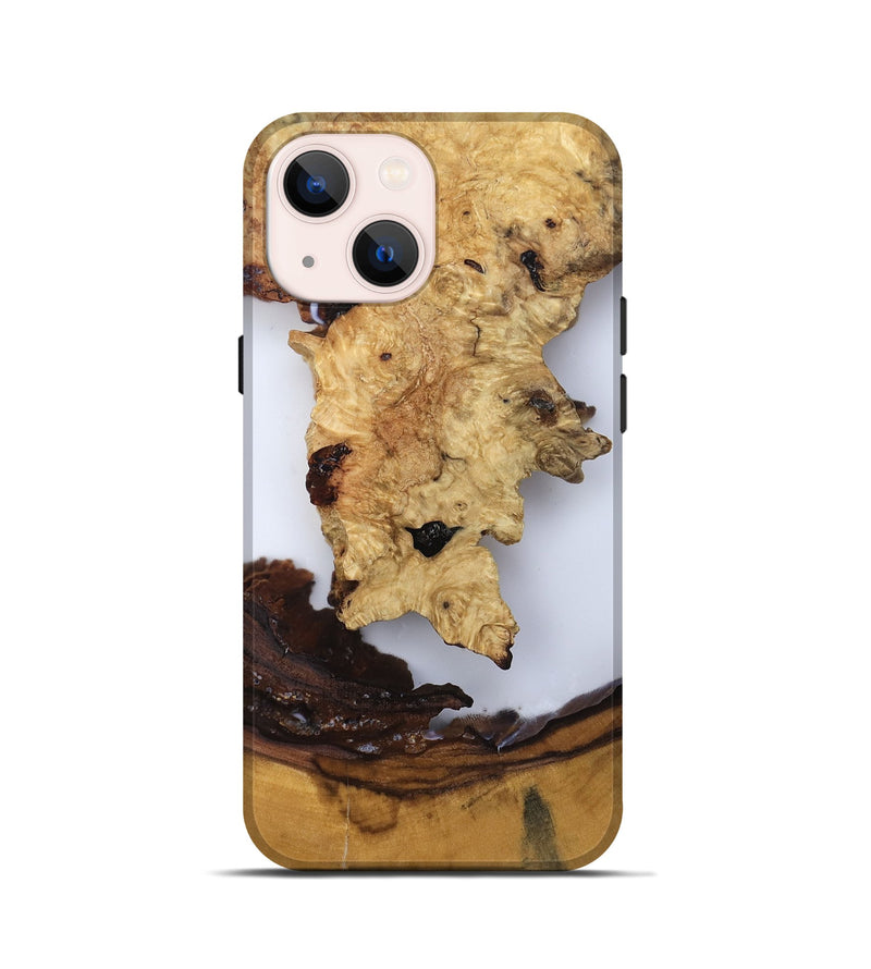 iPhone 13 mini Wood Live Edge Phone Case - Renata (Clear, 819131)