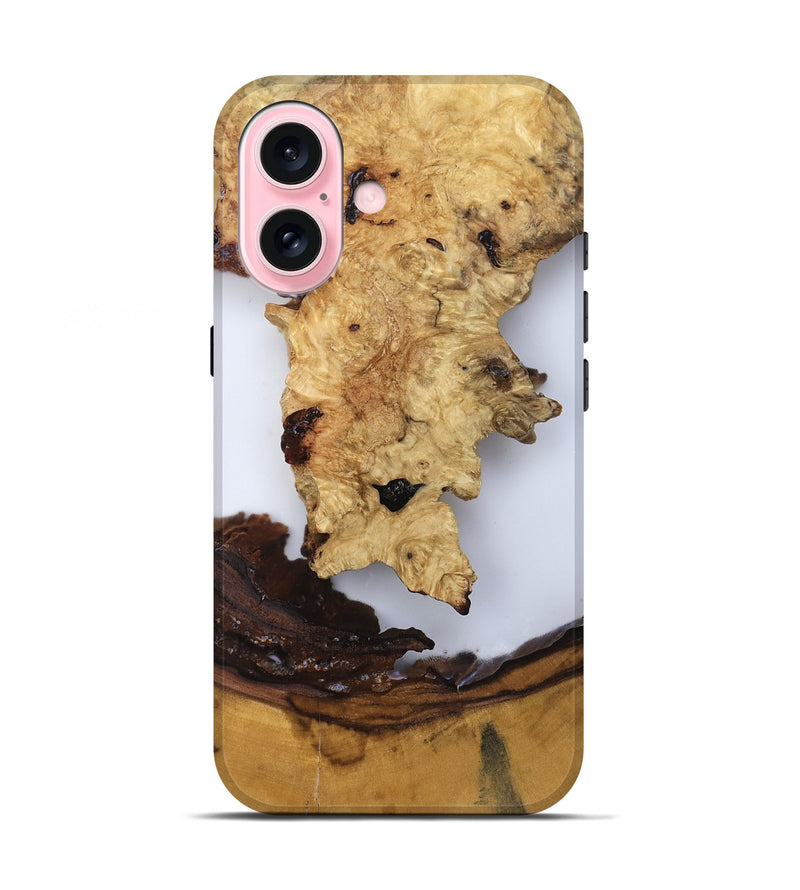 iPhone 17 Wood Live Edge Phone Case - Renata (Clear, 819131)