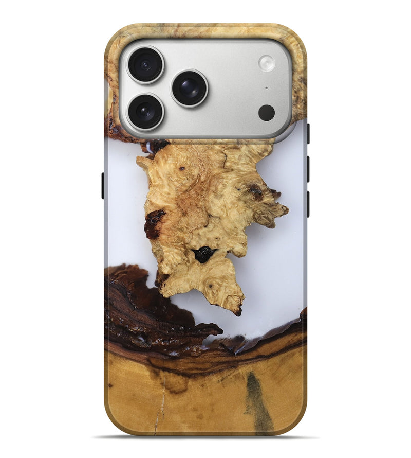 iPhone 17 Pro Max Wood Live Edge Phone Case - Renata (Clear, 819131)