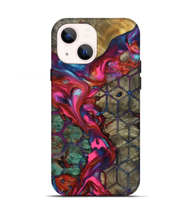 iPhone 13 Wood Live Edge Phone Case - Ayah (Pattern, 819132)