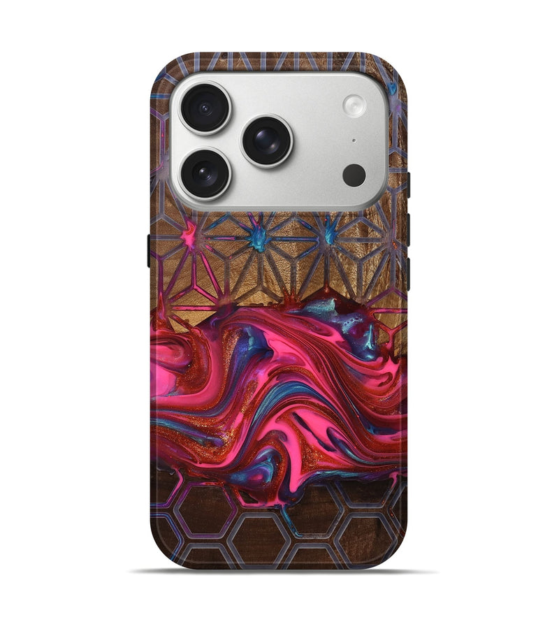 iPhone 17 Pro Wood Live Edge Phone Case - Tomeka (Pattern, 819135)