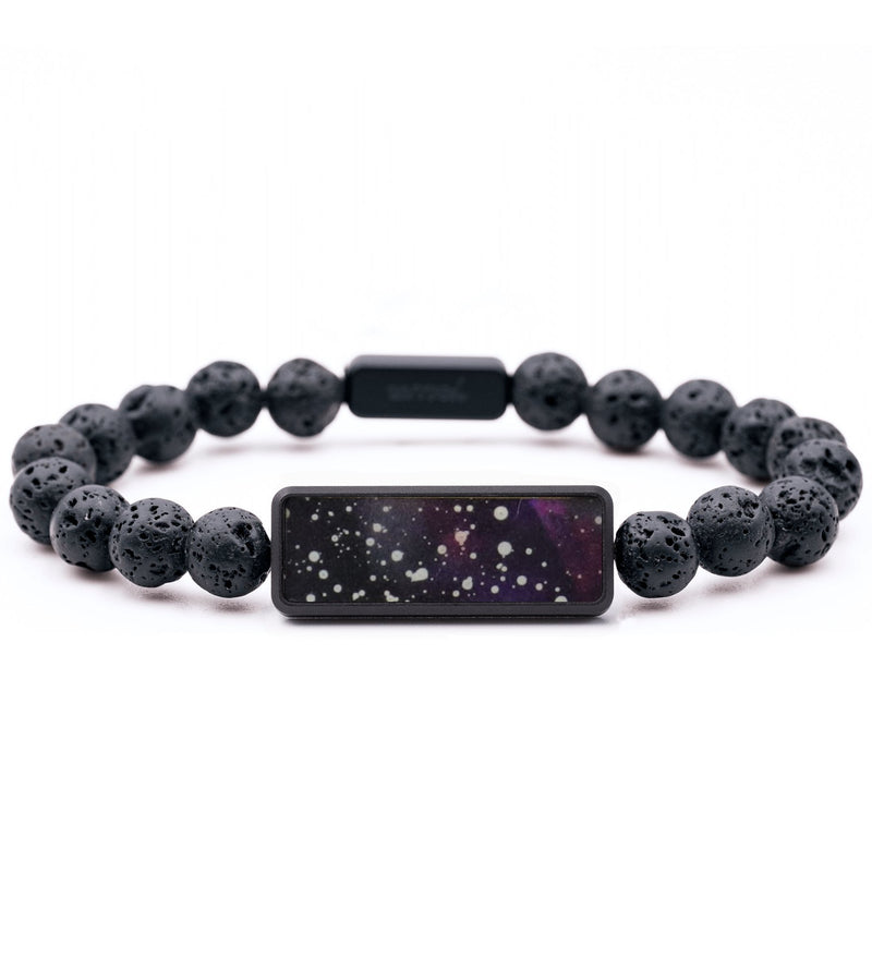 Lava Bead Wood Bracelet - Jeanne (Cosmos, 819138)