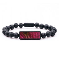 Lava Bead Wood Bracelet - Georgia (Wood Burl, 819147)