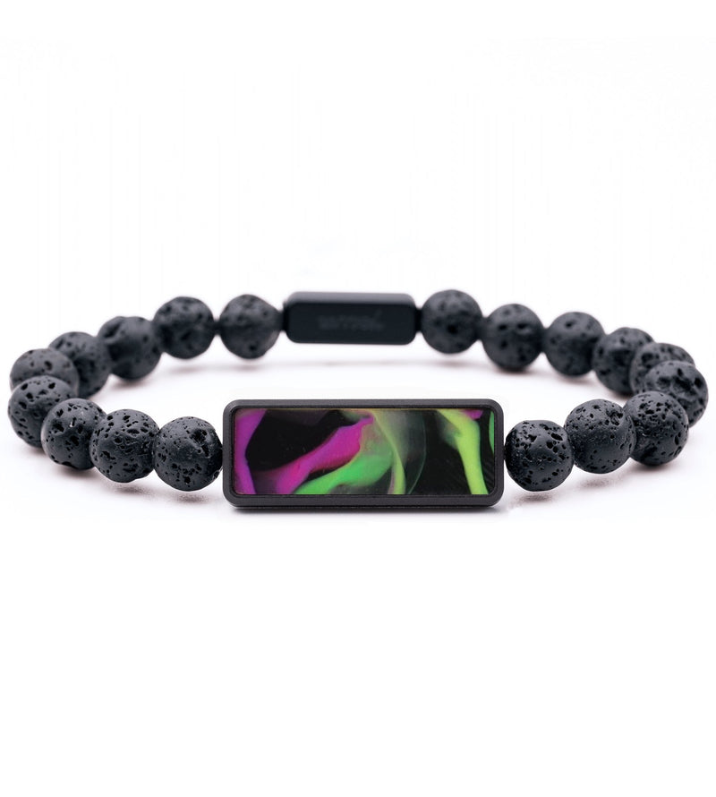 Lava Bead ResinArt Bracelet - Anderson (Green, 819151)