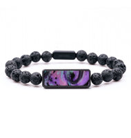 Lava Bead ResinArt Bracelet - Quentin (Purple, 819155)