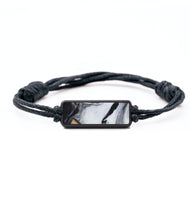 Classic ResinArt Bracelet - Cristian (Black & White, 819158)