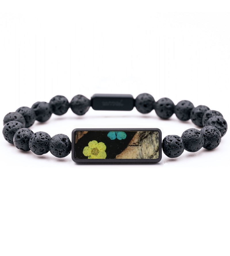 Lava Bead Wood Bracelet - Clinton (Bloom, 819166)