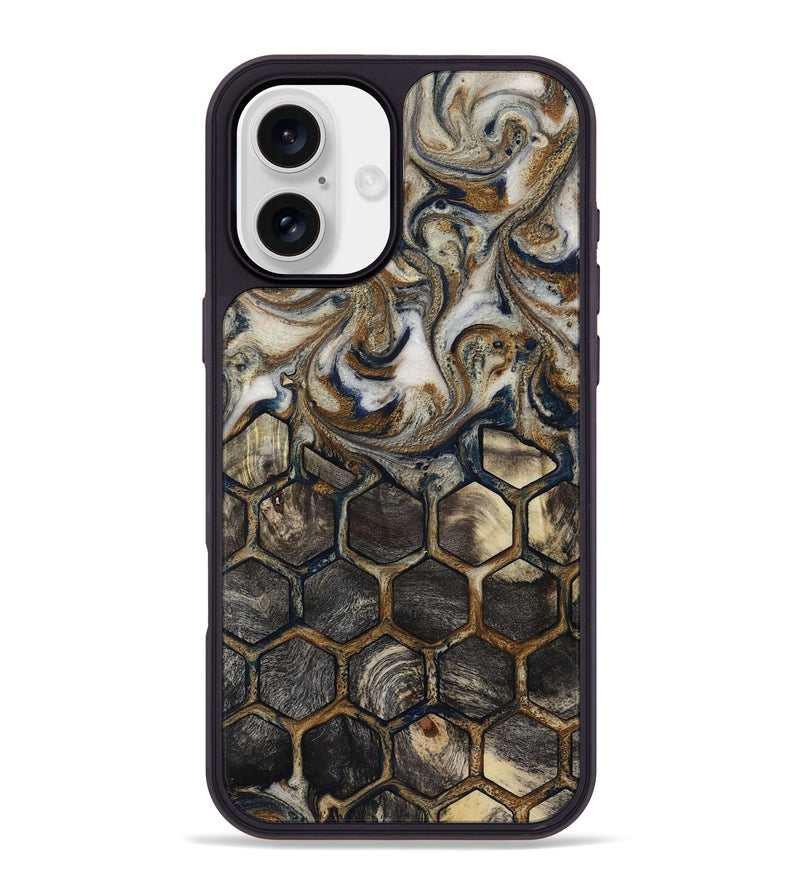 iPhone 16 Plus Wood Phone Case - Mariel (Pattern, 819171)