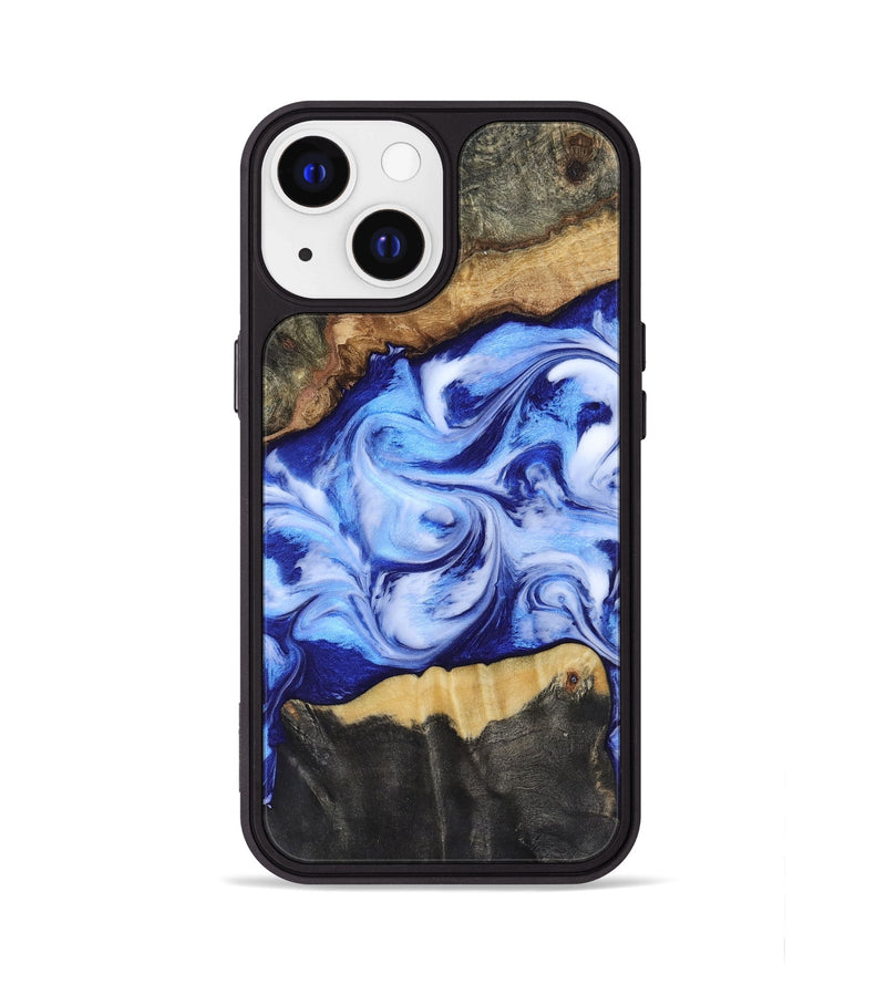 iPhone 13 Wood Phone Case - Jones (Blue, 819172)