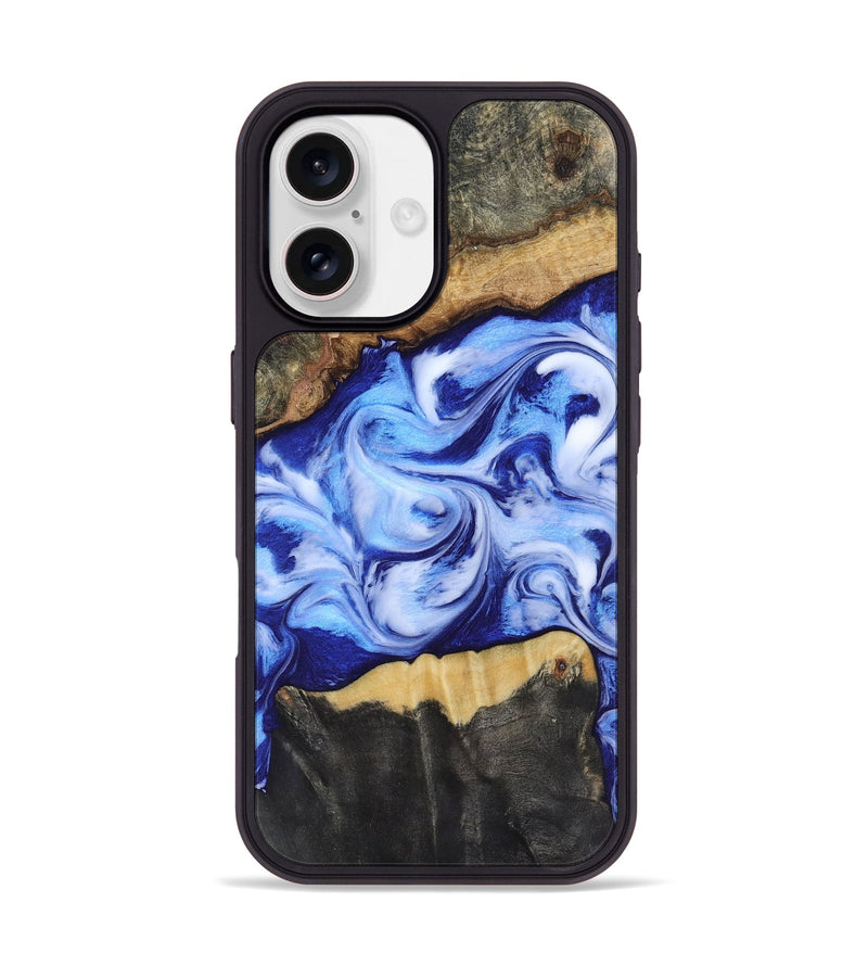 iPhone 17 Wood Phone Case - Jones (Blue, 819172)