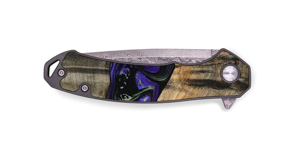 EDC Wood Pocket Knife - Ansley (Purple, 819179)