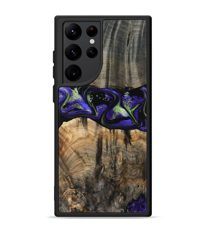 Galaxy S22 Ultra Wood Phone Case - Ansley (Purple, 819179)