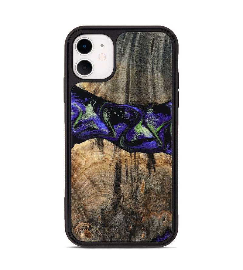 iPhone 11 Wood Phone Case - Ansley (Purple, 819179)