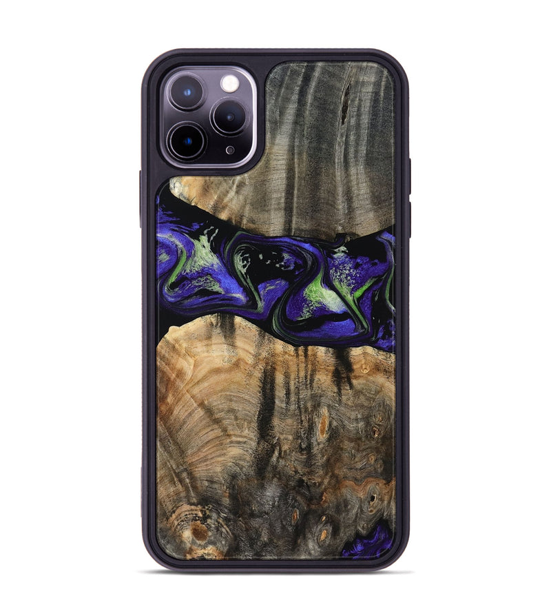 iPhone 11 Pro Max Wood Phone Case - Ansley (Purple, 819179)