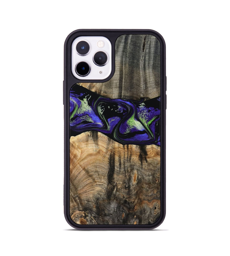 iPhone 11 Pro Wood Phone Case - Ansley (Purple, 819179)