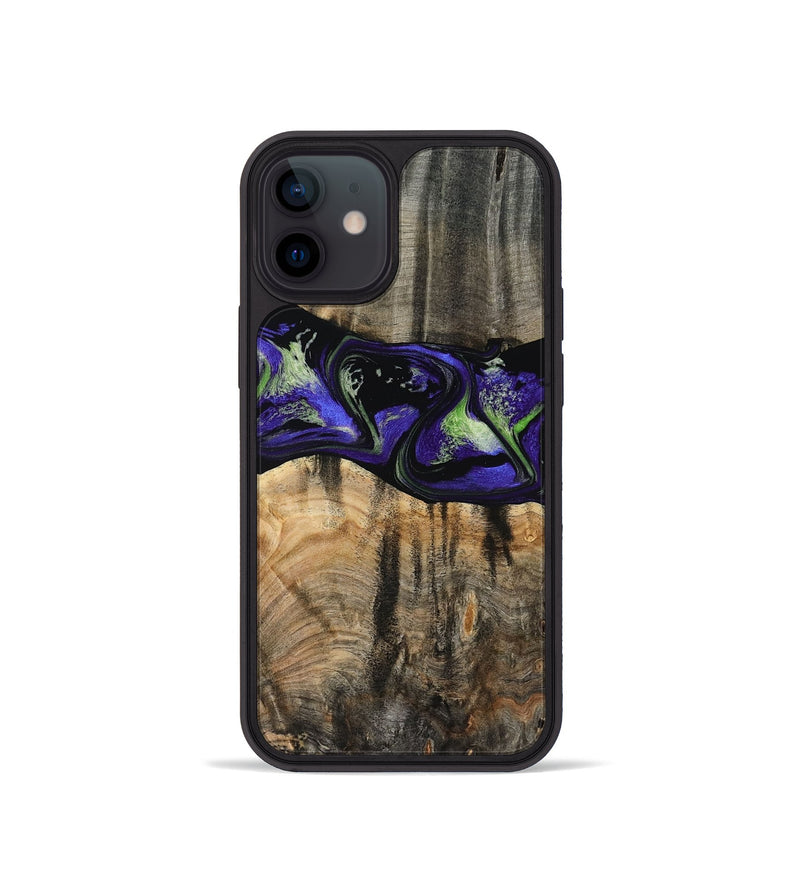iPhone 12 mini Wood Phone Case - Ansley (Purple, 819179)
