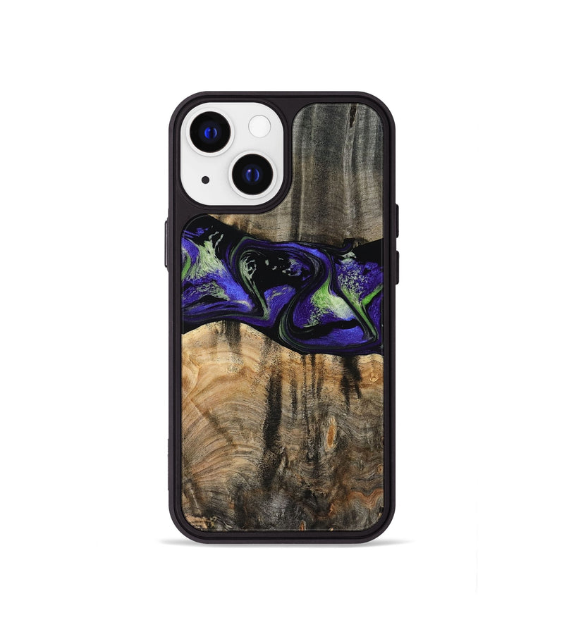 iPhone 13 mini Wood Phone Case - Ansley (Purple, 819179)