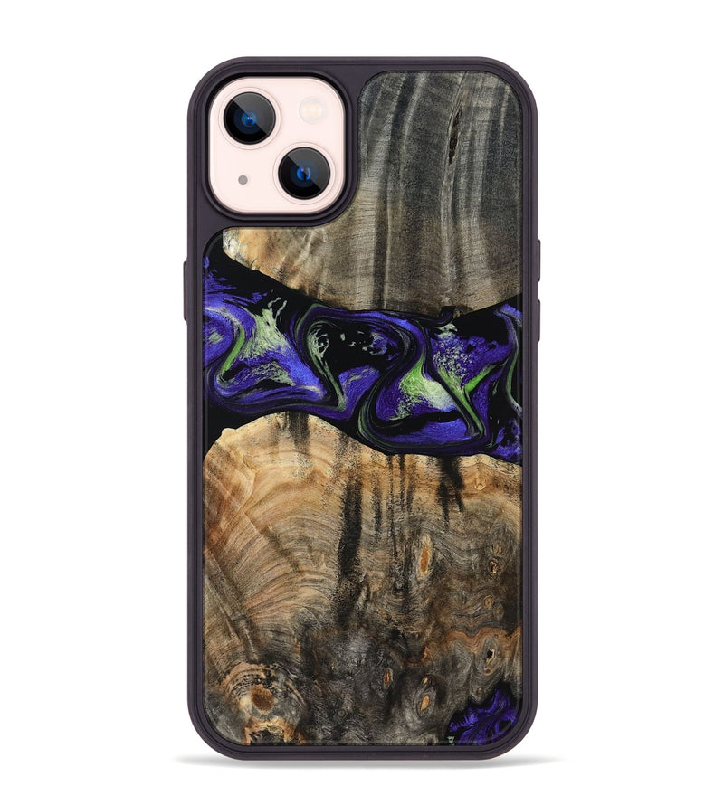 iPhone 14 Plus Wood Phone Case - Ansley (Purple, 819179)