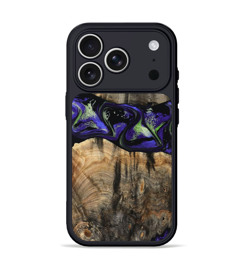 iPhone 17 Pro Wood Phone Case - Ansley (Purple, 819179)