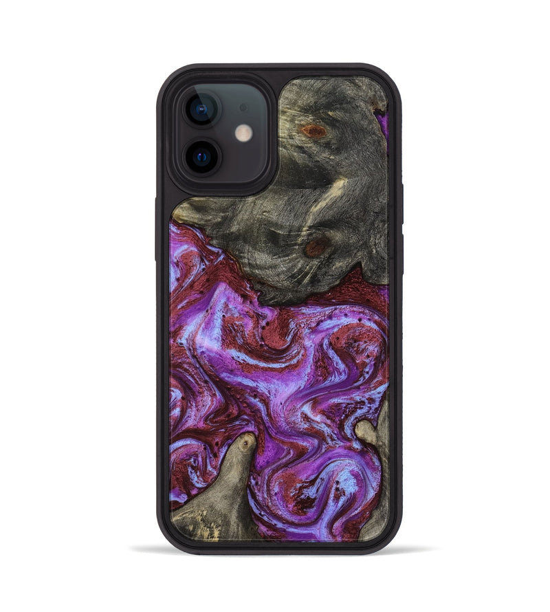 iPhone 12 Wood Phone Case - Jameson (Purple, 819180)