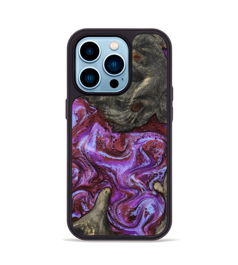 iPhone 14 Pro Wood Phone Case - Jameson (Purple, 819180)