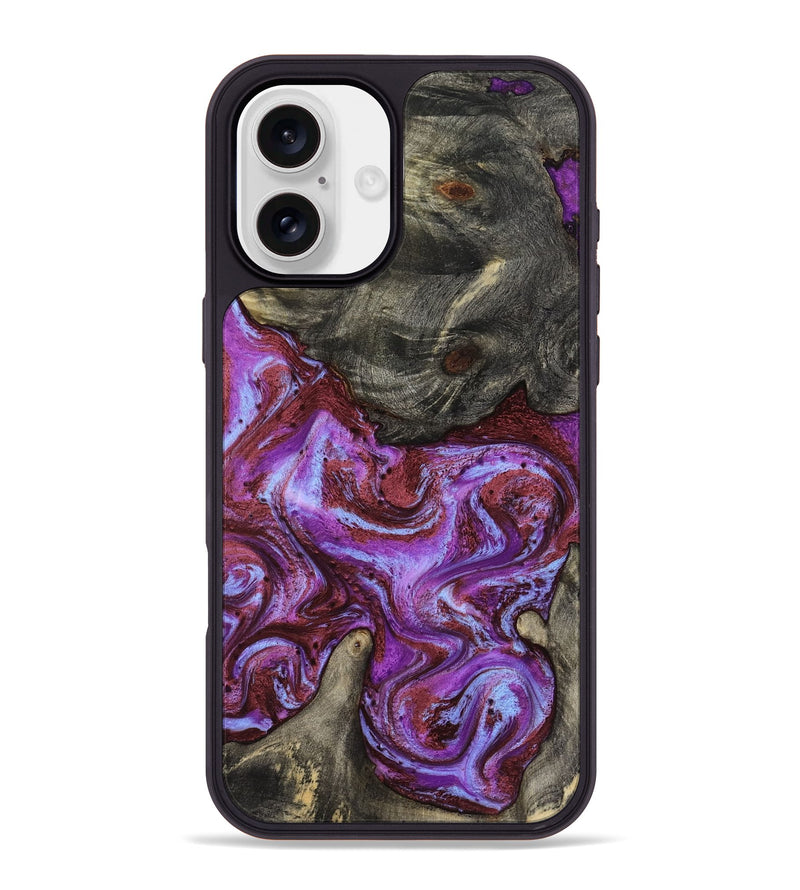 iPhone 16 Plus Wood Phone Case - Jameson (Purple, 819180)