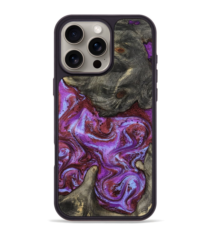 iPhone 16 Pro Max Wood Phone Case - Jameson (Purple, 819180)