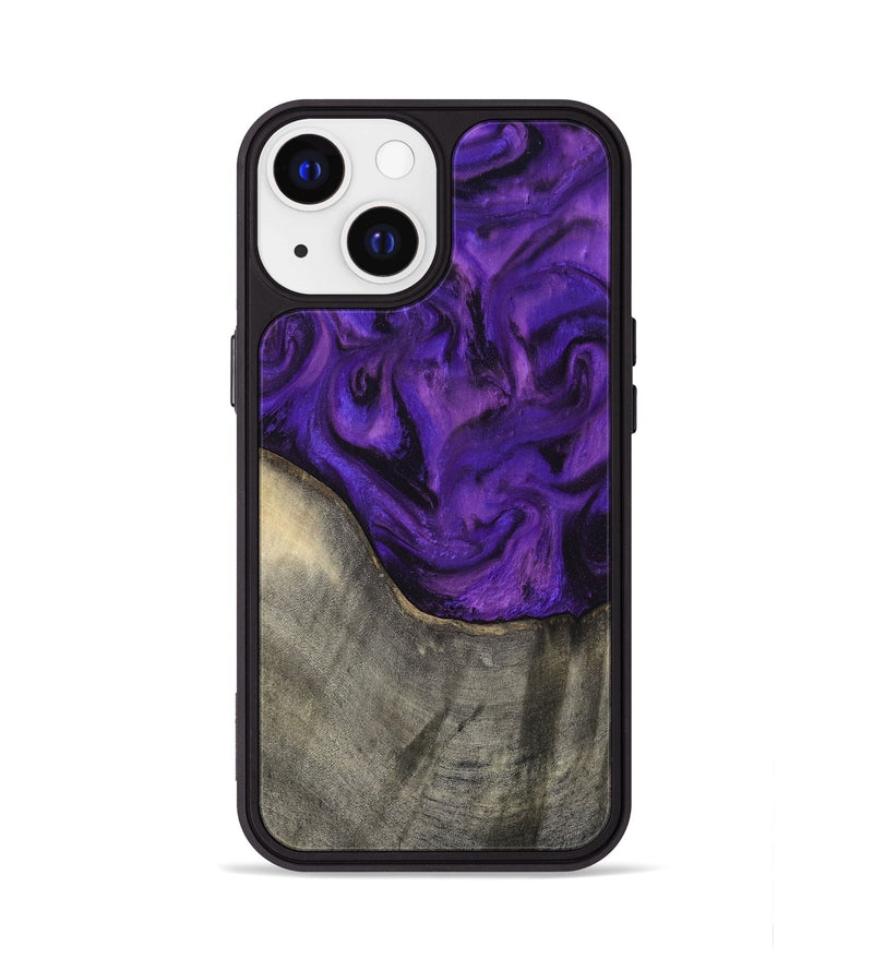 iPhone 13 Wood Phone Case - Britany (Purple, 819181)