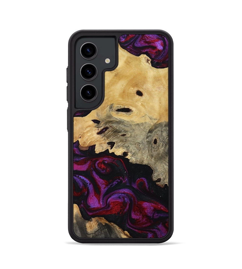Galaxy S24 Wood Phone Case - Jasiah (Purple, 819185)