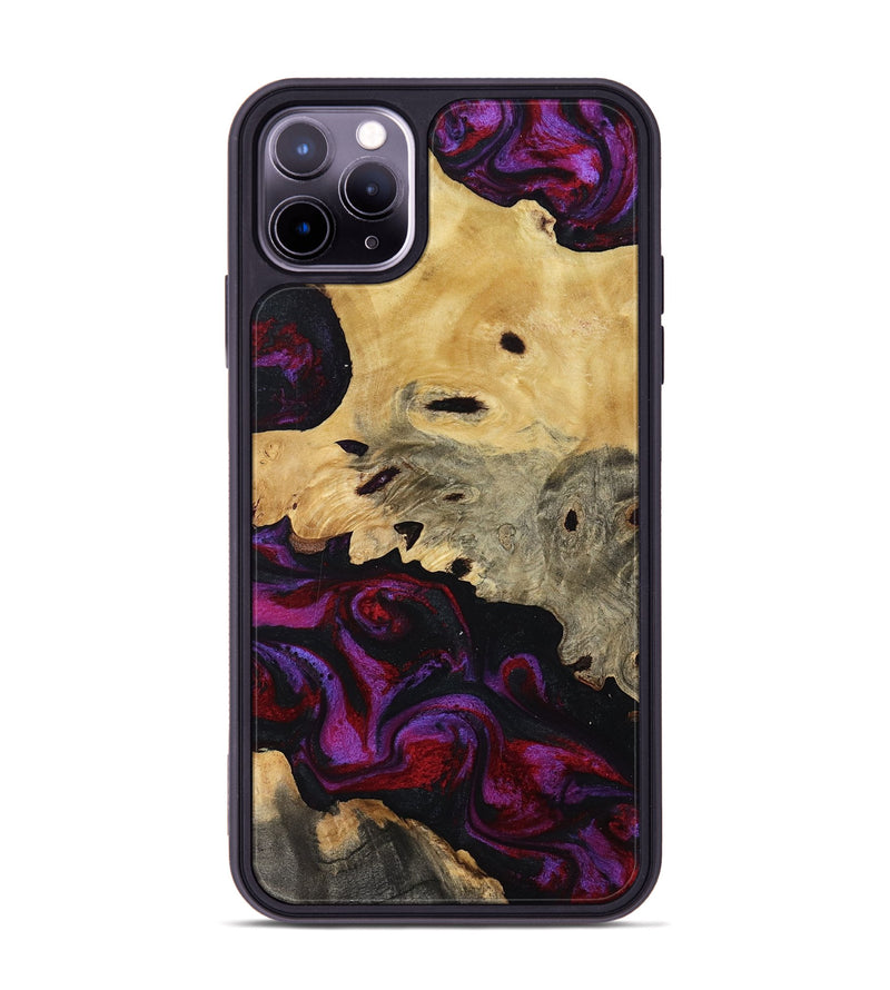 iPhone 11 Pro Max Wood Phone Case - Jasiah (Purple, 819185)