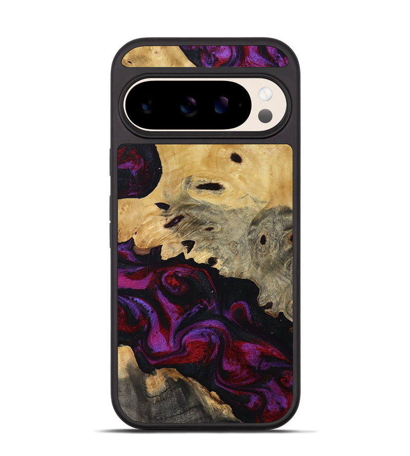 Pixel 10 Pro Wood Phone Case - Jasiah (Purple, 819185)