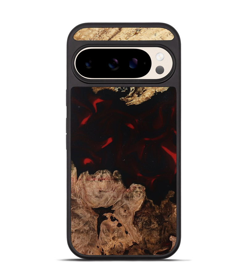 Pixel 10 Wood Phone Case - Jasmin (Red, 819186)