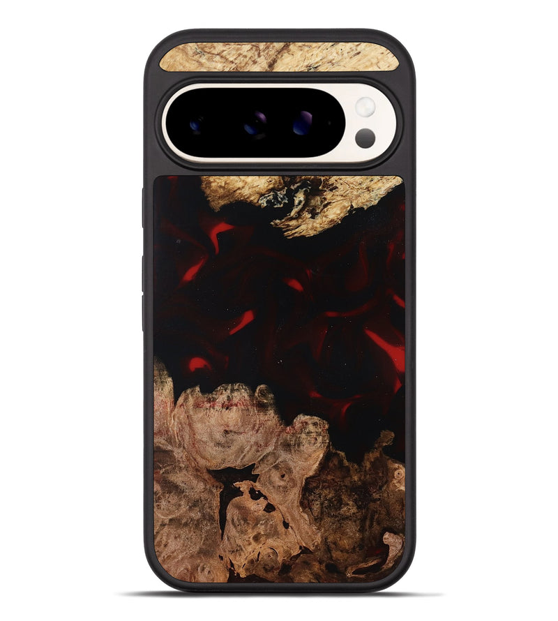 Pixel 10 Pro XL Wood Phone Case - Jasmin (Red, 819186)