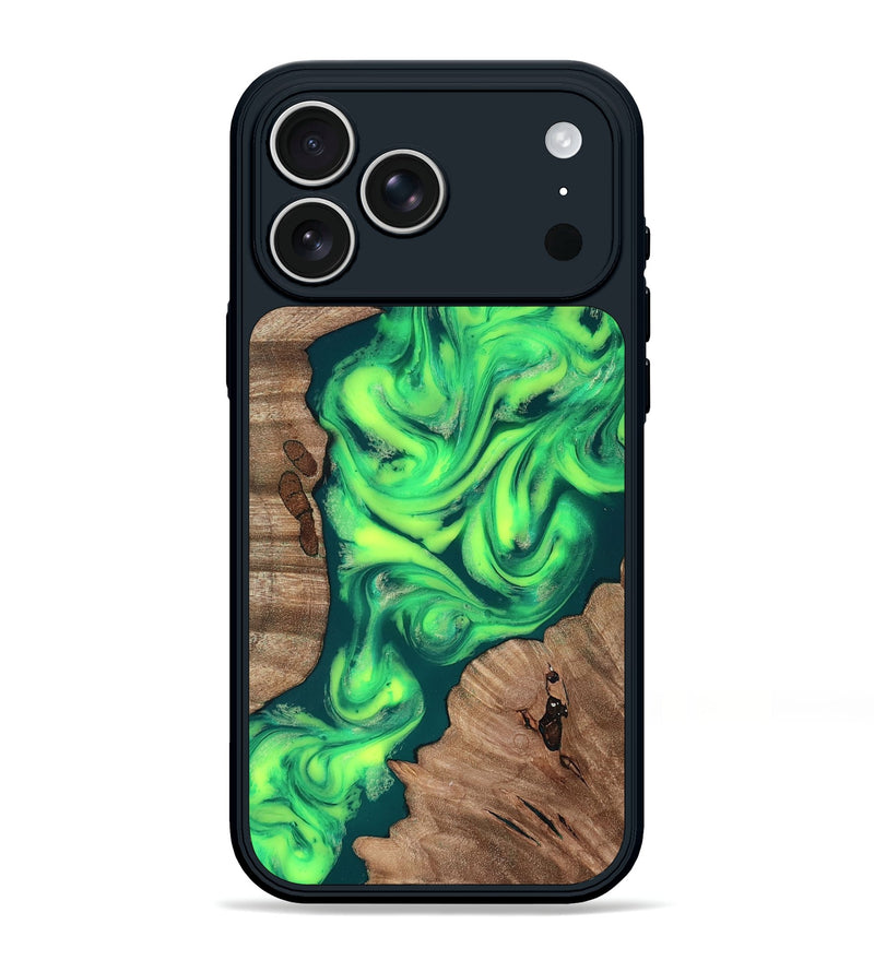 iPhone 17 Pro Max Wood Phone Case - Remi (Neon, 819188)