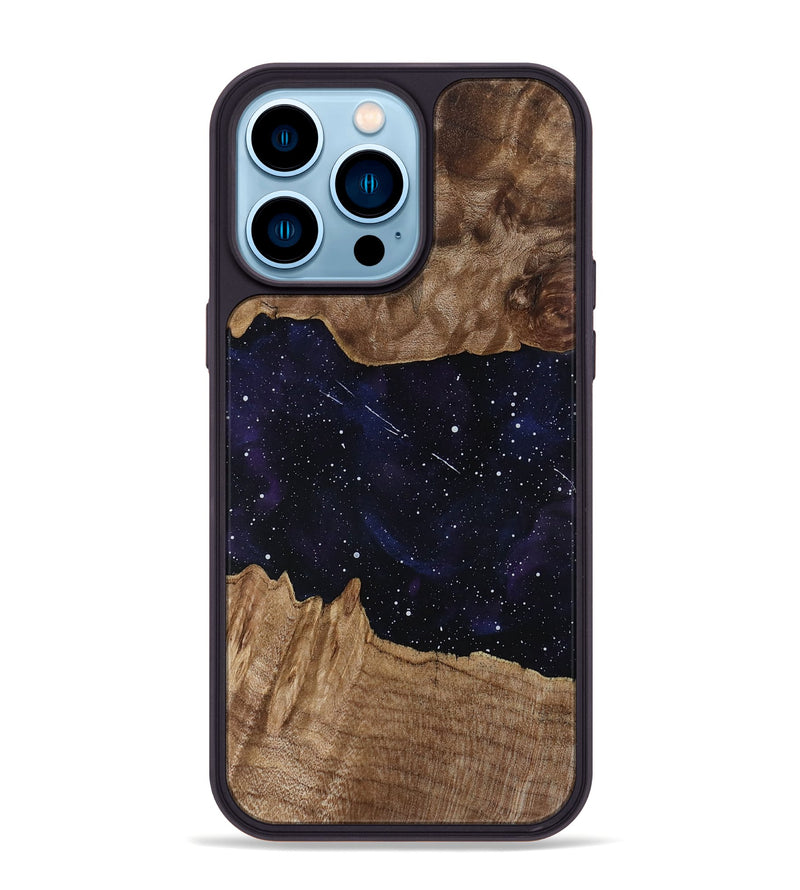 iPhone 14 Pro Max Wood Phone Case - Deidra (Cosmos, 819190)