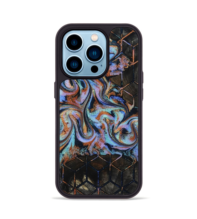 iPhone 14 Pro Wood Phone Case - Karlie (Pattern, 819209)