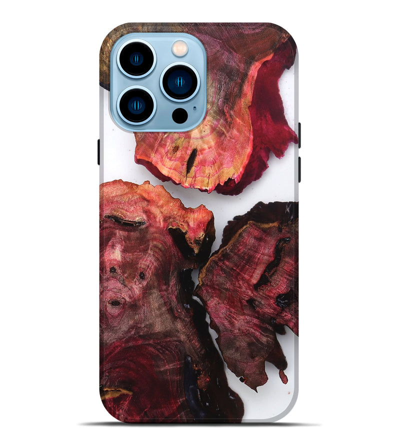iPhone 14 Pro Max Wood Live Edge Phone Case - Chas (Clear, 819220)