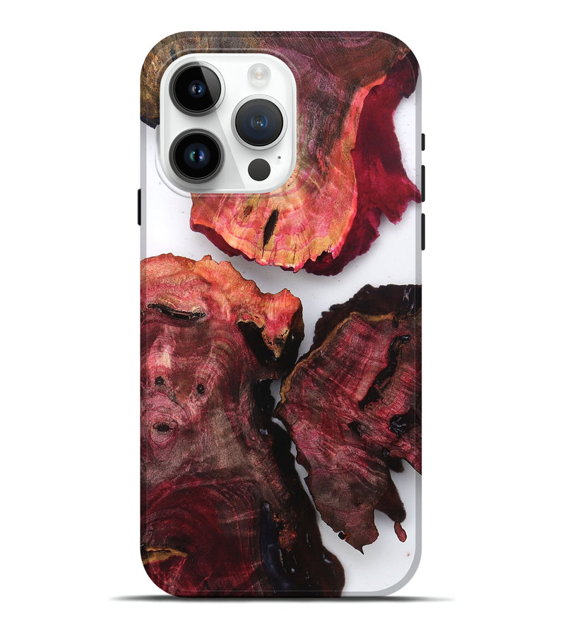 iPhone 15 Pro Max Wood Live Edge Phone Case - Chas (Clear, 819220)