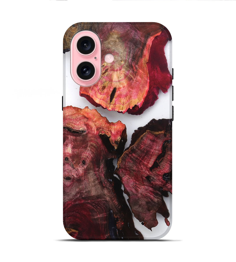iPhone 16 Wood Live Edge Phone Case - Chas (Clear, 819220)
