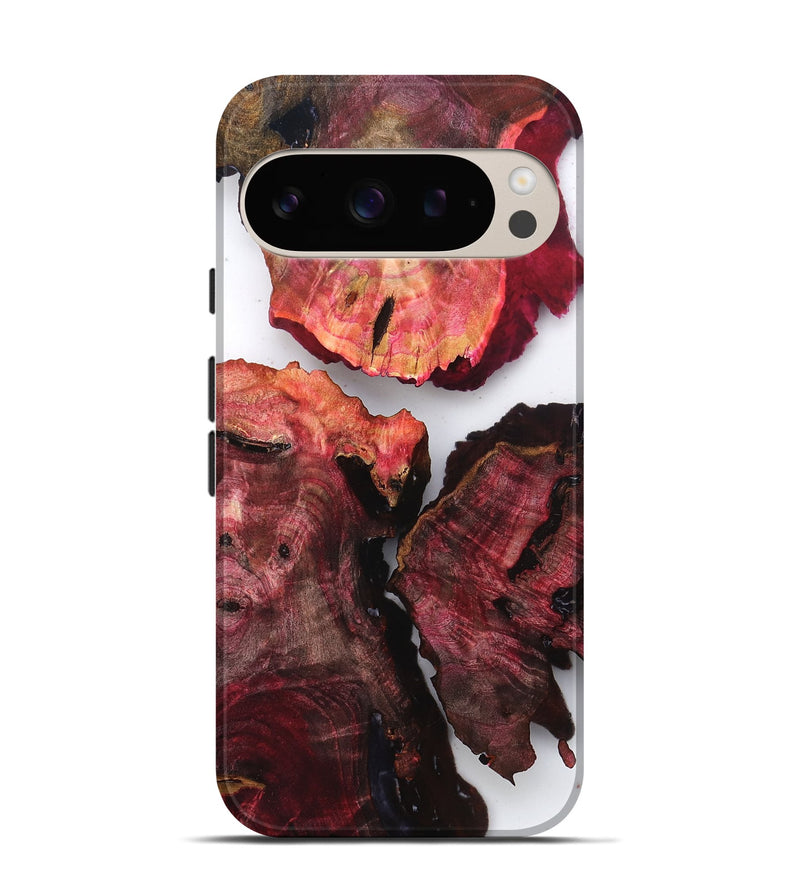 Pixel 9 Pro Wood Live Edge Phone Case - Chas (Clear, 819220)