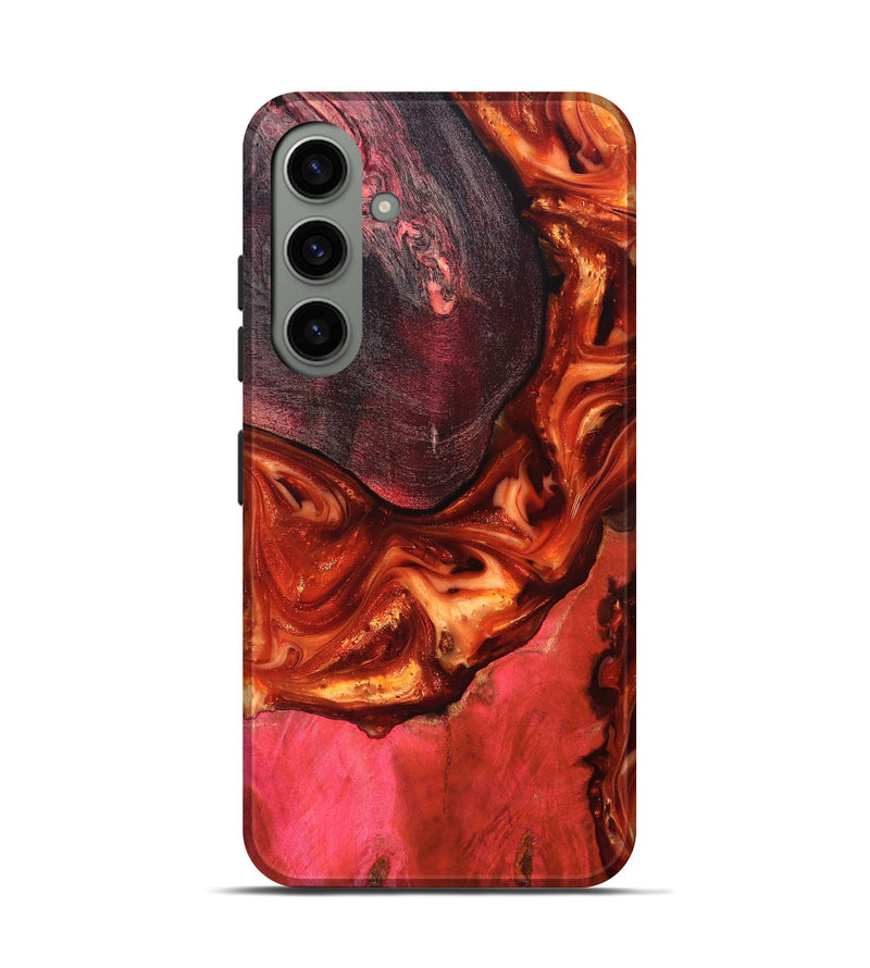 Galaxy S24 Wood Live Edge Phone Case - Dasia (Red, 819223)
