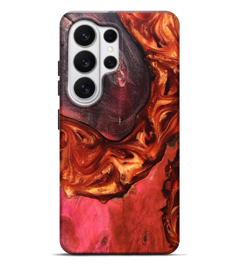 Galaxy S26 Ultra Wood Live Edge Phone Case - Dasia (Red, 819223)