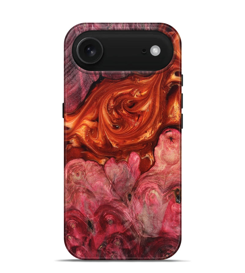 iPhone 17 Air Wood Live Edge Phone Case - Ivan (Red, 819225)