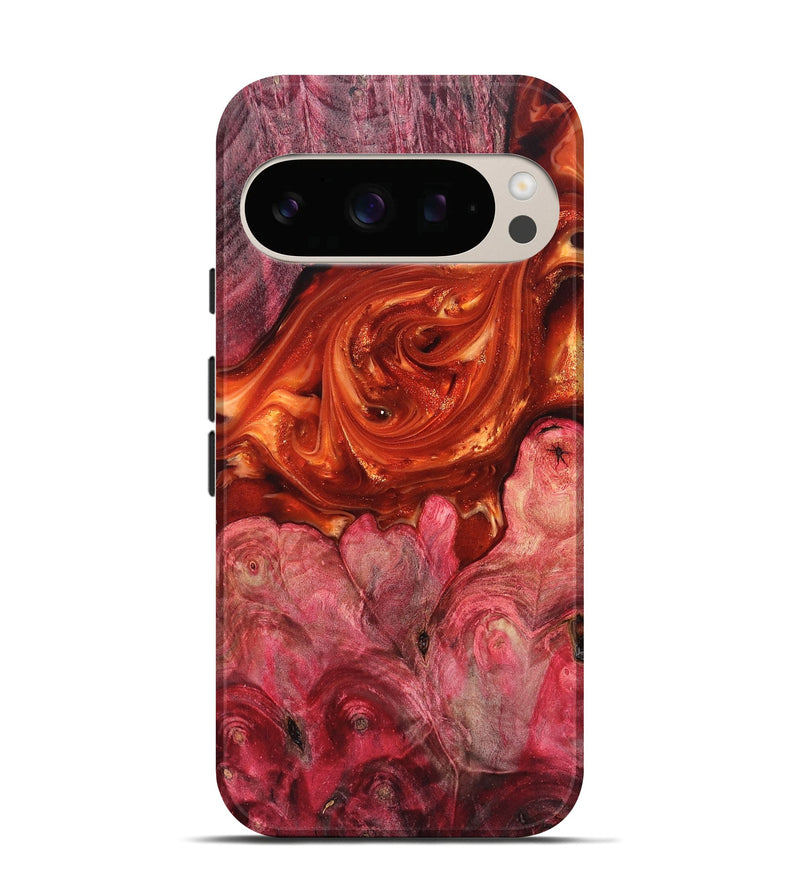 Pixel 10 Wood Live Edge Phone Case - Ivan (Red, 819225)