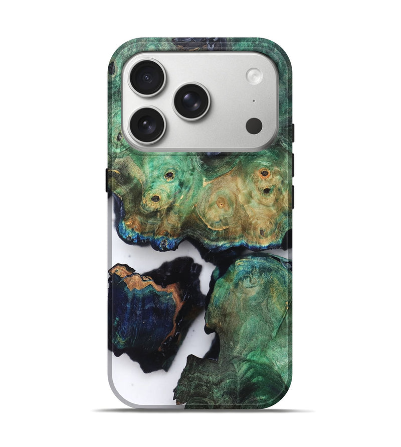 iPhone 17 Pro Wood Live Edge Phone Case - Rosalyn (Clear, 819226)