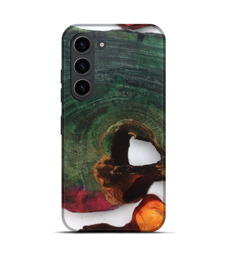 Galaxy S23 Wood Live Edge Phone Case - Joaquin (Clear, 819230)