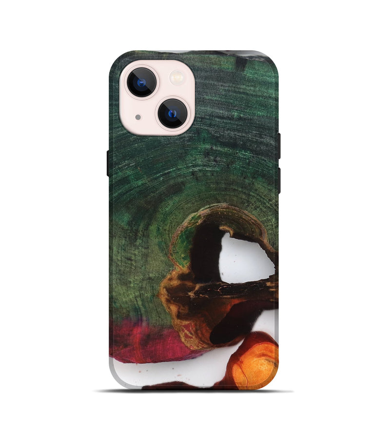 iPhone 13 mini Wood Live Edge Phone Case - Joaquin (Clear, 819230)