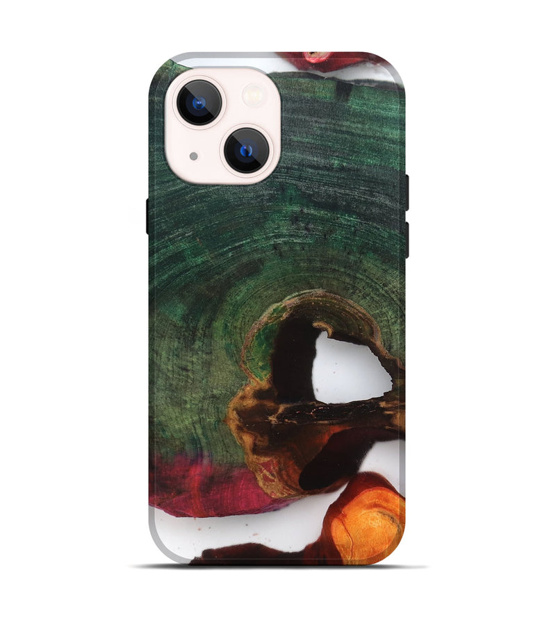 iPhone 14 Wood Live Edge Phone Case - Joaquin (Clear, 819230)