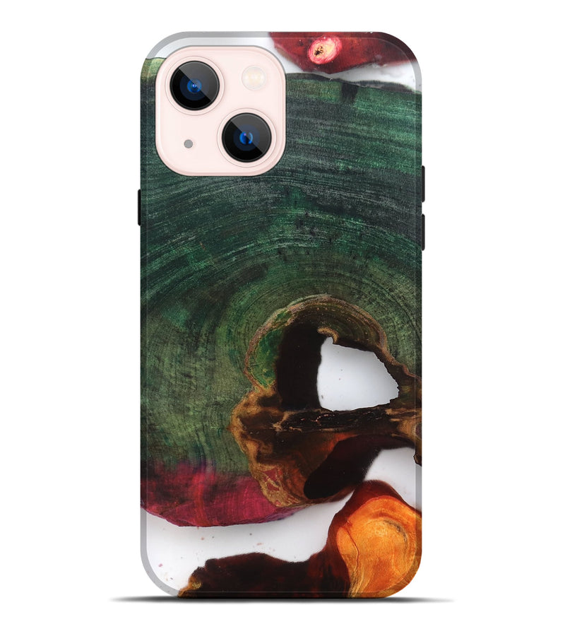 iPhone 14 Plus Wood Live Edge Phone Case - Joaquin (Clear, 819230)