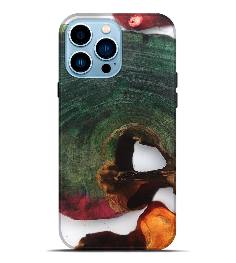 iPhone 14 Pro Max Wood Live Edge Phone Case - Joaquin (Clear, 819230)